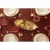 The tablecloth "Ethel" Cozy 150*220 +/- 3cm, ts. chocolate, pl. 192 g/m2, hl with VGMO