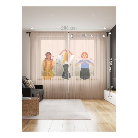 Photo "Recognition of Love", size 145x265 cm, 2 pcs-1