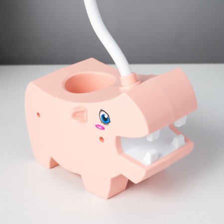 Hippo "Hippo" LED USB AKB Pink 7.5x13x29 cm Risalux-7