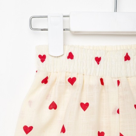 Pants Children's Minaku: Cotton Collection Beige color, height 116-6