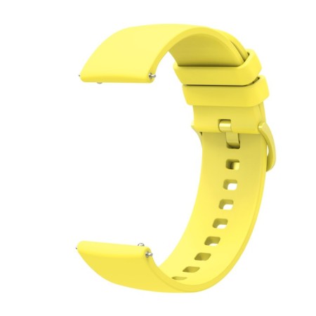 Smart hours strap, 20.5 mm, silicone, yellow-2