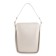 Bag women, genuine leather, beige, 31x10x24 cm