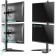 Broat for monitors Onkron D208FS Black 13 "-32" Max. 16kg Table turn and slope 1029509