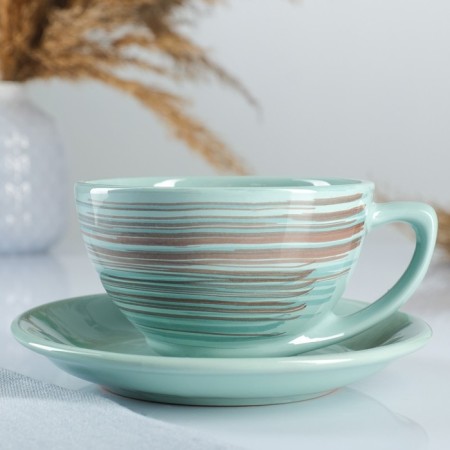 Tea couple "Elegant" 0.25l / 11x6.5cm + saucer 15cm, Scandinavia-1