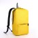 Youth backpack on a zipper, waterproof, 3 outer pockets, yellow color