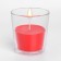 A candle in a smooth glass flavored "flowering garden", 8.5 cm