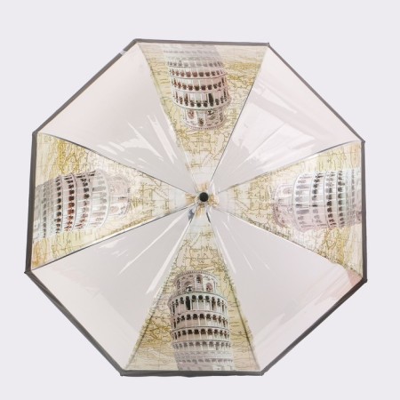 Umbrella - a semiautomatic “towers” ​​cane, 8 spokes, r = 42 cm, color mix-9