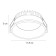 Pointed-built Lamp Frame A7994PL-1wh, LED, 12 W, 11.8x11.8x5 cm, white