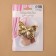 Picking for curtains "Butterfly", 6 × 4 cm, 26 cm, gold/brown color