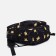 Youth backpack made of textiles, external pocket, black color