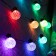 Smart garland “thread” 6 m with nozzles “bubbles”, IP20, dark thread, 20 LED, glow RGB, USB