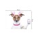 A set of napkins for setting the table "Dog with the ears of the hare", rectangular, size 32x46 cm, 4 pcs