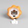 The LED figure "Pumpkin" 6 × 9 × 6 cm, plastic, batteries AG13x3, glow warm white