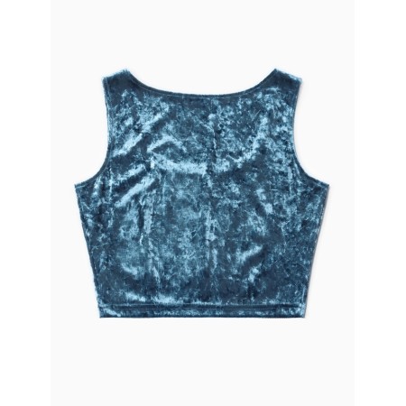 TOP female KAFTAN VELVET 40-42, blue-11