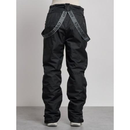 Semi -combinezone ski insulated female winter, size 48, black color-10
