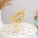 Topper for the cake "Christ Risen", 24.5 × 18 cm, gold color