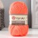 Yarn "etamin" 100% acrylic 180m/30g (458 coral)