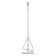 Universal mixer "Remocolor" 18-2-214, instrumental steel, M14, 140x590 mm