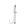 Shower headset Cersanit Vibe A63067 Strak, watering can 3 modes, hose 150 metal