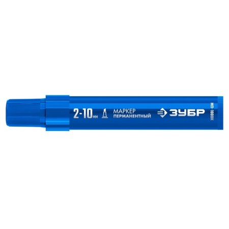 Marker bison MP-1000K 06333-7, permanent, wedge-shaped, 2-10 mm, blue-2