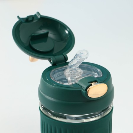 Water bottle "Ears", 350 ml, 9.5 × 9 × 17 cm, color mix-6