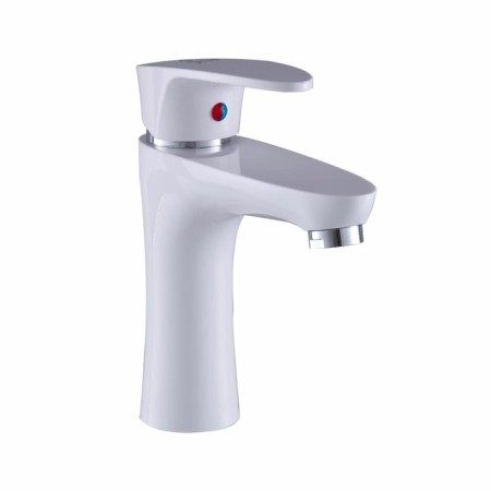 Mixer for the PLSTART PL1005-8 sink, single-leaf, pour 118 mm, ABS plastic, white