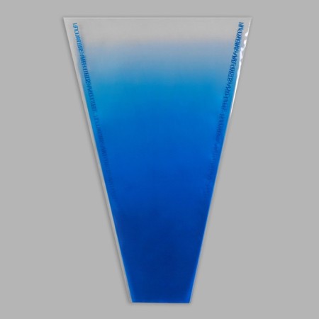 Package Concert Flowers, "Transition", 29+10x45 cm, royal blue