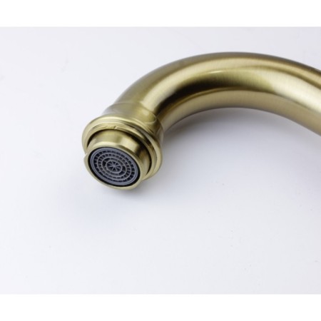 Bronze de Luxe Tiffany 1901br shell mixer, one -leaf, pour 140 mm, bronze-4