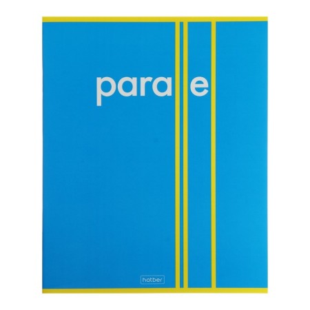 A notebook of 60 sheets, in a “figurative thinking” cage, cover coated cardboard, matte lamination, an offset block 65g/m² 5V, mix