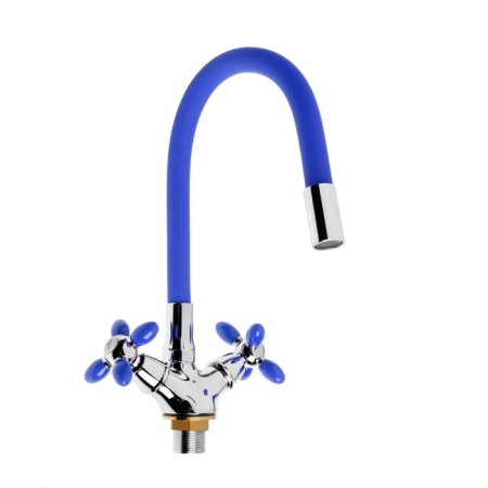 ACCOONA A4882M-1 kitchen mixer, two-wound, with flexible surge, blue