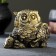 Figure "Owl with the Council" Brass 10x10x10cm