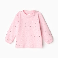 Longsliv, pink color/peas, height 74 cm
