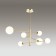 Chandelier Estelle 6x40W G9 gold