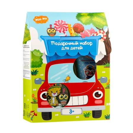 Gift set of Family Cosmetics Children's: Gel Shampoo, 500ml+Tooth Paste, 75g-1