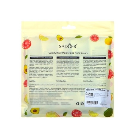 Hand cream "Fruit paradise", set 5 pcs-1