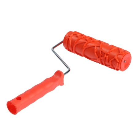 Decorative tundra roller, rubber, "kracla", handle d = 6 mm, 180 mm-6