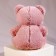 Soft toy "Bear", with a bow, 20 cm, pink color