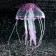 Decor for the Aquarium "Medusa" Silicone, with a neon effect, 10 x 10 x 20.5 cm, purple 71088