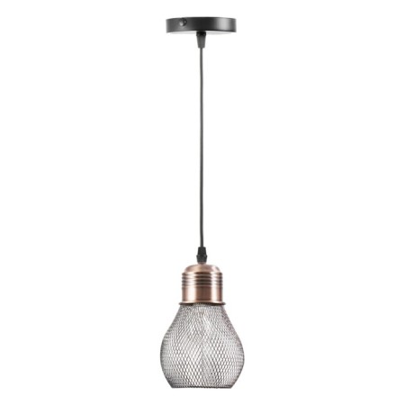 Lamp "Lamp" 1x60W E27 Black/Copper 12x12x18cm-3