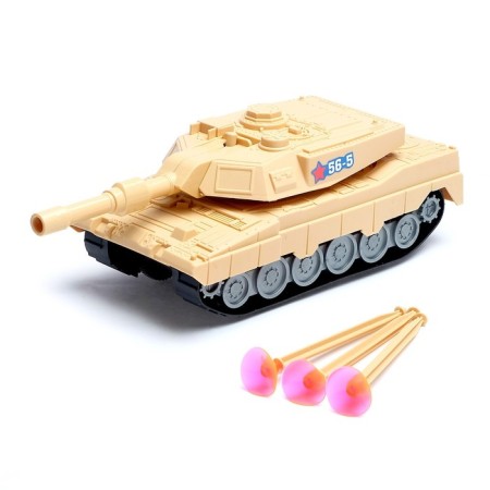 Inertial “defender” tank, shoots with suction cups, mix-5