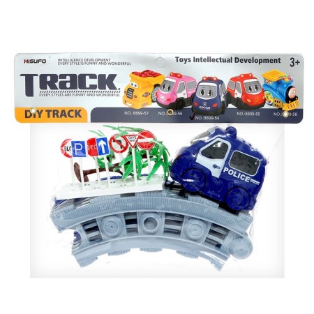 The Silmary Machine Automobile Track, works from batteries, road signs in the kit-9