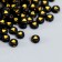 A set of beads for creativity plastic "Golden Heart on a Circle" 20 grams 0.7x0.7x0.4 cm