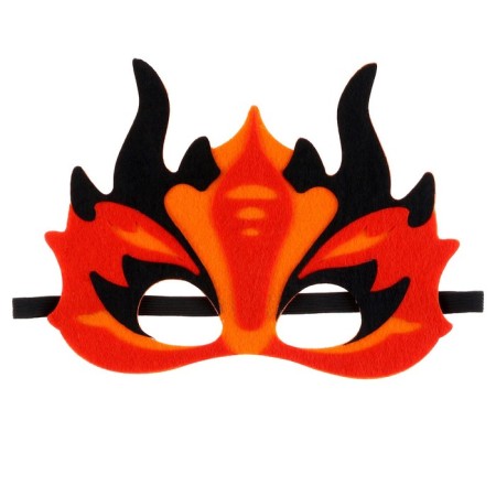 Carnival set "Black Dragon", cloak and mask-7