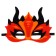 Carnival set "Black Dragon", cloak and mask