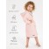 Халат детский с капюшоном Amarobaby Waffle, рост 122-128 см, цвет розовый
