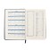 Dated diary of 2025, A5, 168 sheets in a ruler, leatherette "Nebraska", silver cut, blue