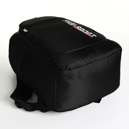 Youth backpack with lightning, 4 pockets, black/red color-4