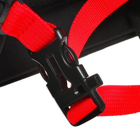 Frame backpack 36 x 28 x 20 cm, Grizzly, black/red-8