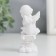 Polystone souvenir "Snowty angel is a thoughtful angel on a column with flowers" mix 7.5x3x3 cm