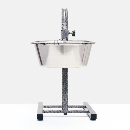 Adjustable multi -level stand 40 cm with 2 bowls of 4 liters-3